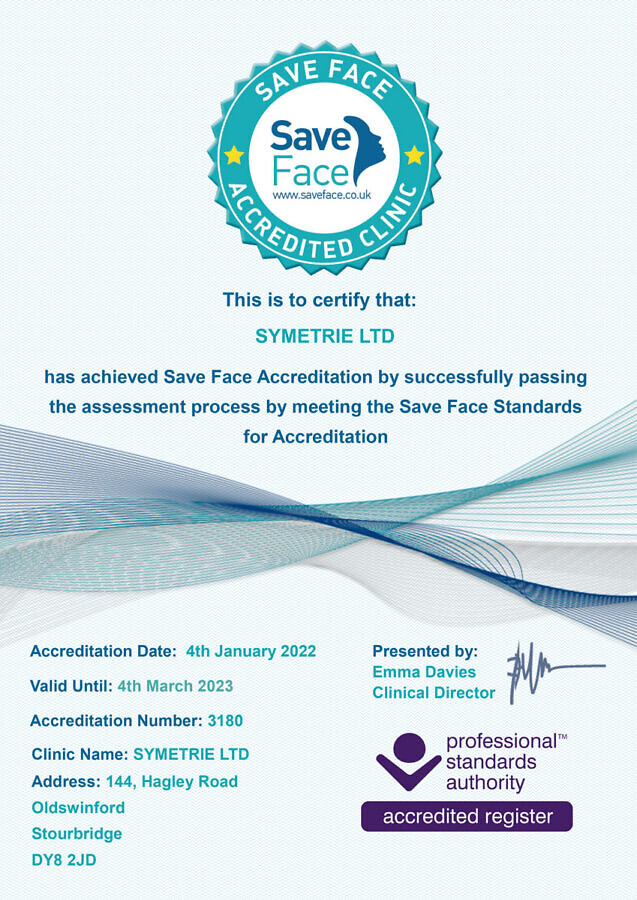 Symetrie 1st Year Practitioner Certificate 2022 