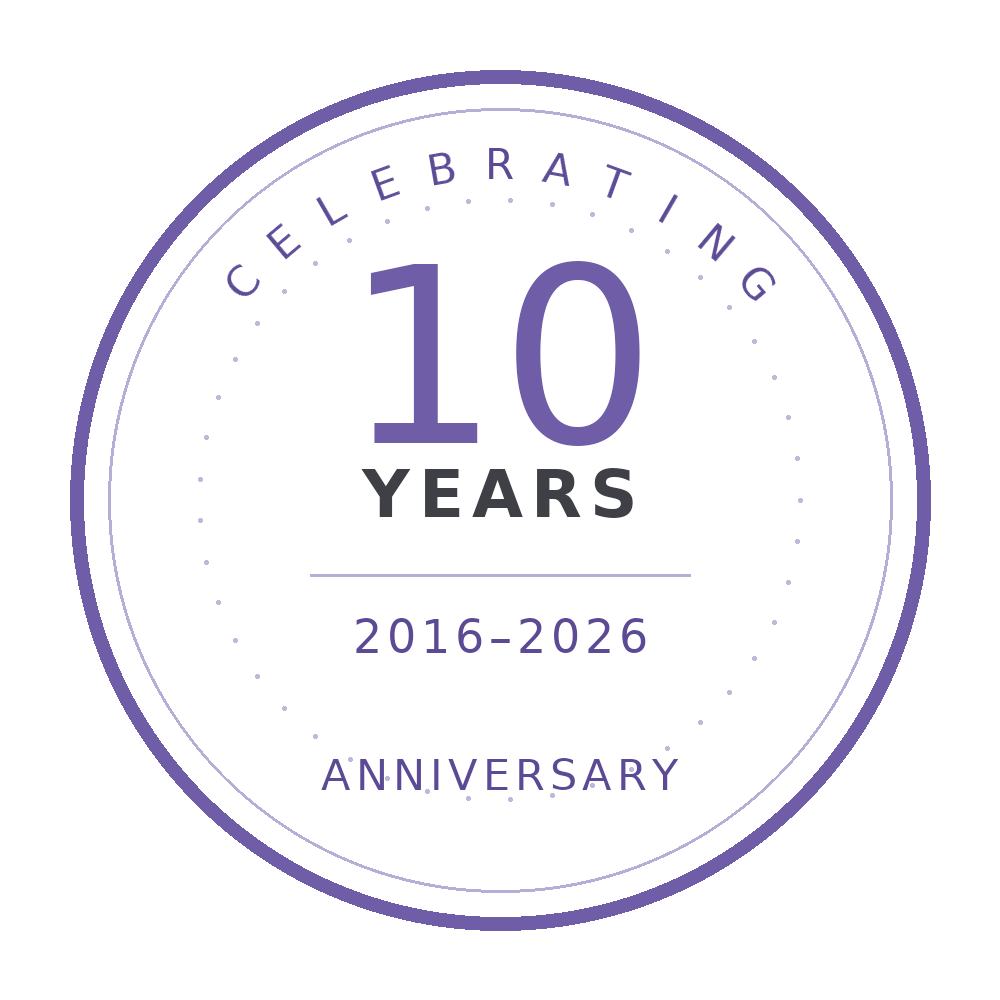 Clinic 10th Anniversary Seal